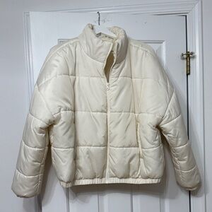 Abound Cream Puffer Jacket